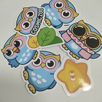 Autocollants en vinyle découpés sur mesure, autocollants adhésifs imperméables avec des designs uniques, commande en gros prise en charge