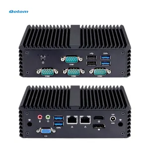 Qotom Mini Computer Q730P CPU J4105 Quad Core Dual LAN 4x COM