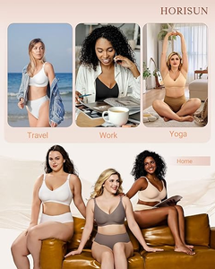 Da donna comoda e senza cuciture <span class=keywords><strong>reggiseno</strong></span> <span class=keywords><strong>con</strong></span> <span class=keywords><strong>ferretto</strong></span> <span class=keywords><strong>reggiseno</strong></span> <span class=keywords><strong>con</strong></span> <span class=keywords><strong>ferretto</strong></span> morbido supporto per taglie forti disponibili XXL XXXL <span class=keywords><strong>in</strong></span> morbido <span class=keywords><strong>cotone</strong></span> - Product Image 6