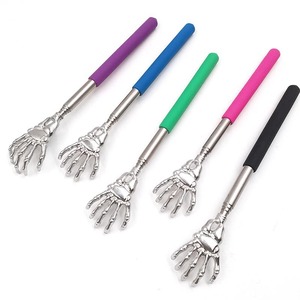 Telescopic Stainless Steel Back Scratcher Ghost Hand Design Self Help Tool For Senior Citizens Gift Multicolor Options - Product Image 3