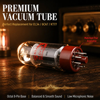 Tube à vide Shuguang EL34B EL34-B Octal 8 broches, Tétrode de puissance pour amplificateurs Hi-Fi et guitares, Paire assortie Quad, Vente en gros