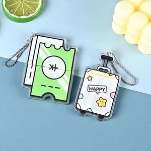 Customized Acrylic <b>Pull</b>-out Interlayer Keychain Cartoon and Animation Creative Peripheral Products - Product Image 2
