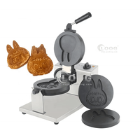 Machine à Gaufres Commerciale Rotative Labubu en Acier Inoxydable avec Revêtement Antiadhésif Certifiée CE – Équipement de Restauration en Promotion – En Stock