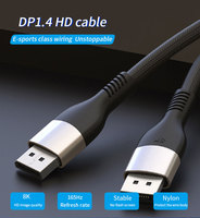 OEM ODM pour 2.1 AOC Cable-8K 60Hz 96Gbps Ultra HD 4K/8K Veste en nylon/PVC plaqué or Logo direct d'usine Support ordinateur portable/HDTV