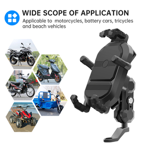 Supporto Antiurto per Telefono da Manubrio RideWise per Moto, Bicicletta, Scooter, E-bike - Product Image 4