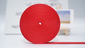Aoya, usine de rubans tissés de haute qualité, fournit des sangles en polyester de 20 mm, 25 mm ou de largeur personnalisée pour les laisses et les sacs à dos - Product Image 3