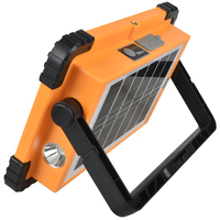 Proyector Solar Integrado con Gancho Magnético de Fuerte Atracción Recargable por USB de 10000 W, Sensor de Jardín Exterior, Reflector LED Solar