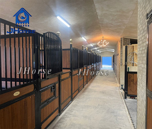 Staples kuda mewah kustom dengan panel depan dan samping bahan kayu stabil kuda kayu - Product Image 1