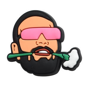 PVC suave plástico DIY zapatos decorativos hebilla Drop-In plástico flor <span class=keywords><strong>Bad</strong></span> Ruffian conejo para <span class=keywords><strong>Bad</strong></span> <span class=keywords><strong>Bunny</strong></span> playa zapatos decorativos - Product Image 3