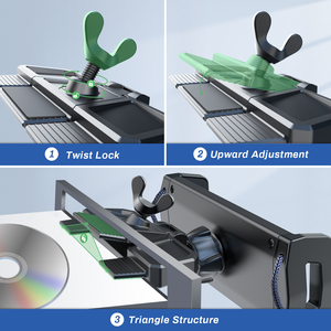 Auto-CD-Slot Universeller Tablet-Halter Ständer 360 Grad Drehbar Verstellbar Flexibel - Product Image 4