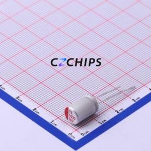 Condensador Sólido SPT1AM102F12OR, Componente de Orificio Pasante (THT), D8xL12mm 1000uF 20% 10V 3.5mm - Product Image 1