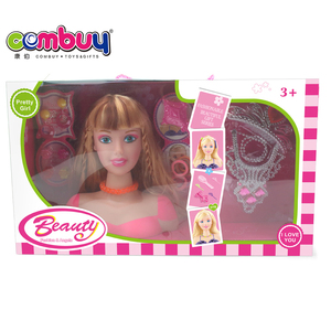 Jouets pour filles, poupée à tête de mannequin demi-corps, jeu de simulation, <span class=keywords><strong>maquillage</strong></span> - Product Image 6
