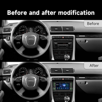 Autoradio Android double DIN 7 pouces d'origine BQCC, système multimédia stéréo pour tableau de bord, lecteur DVD CarPlay, RDS AM FM pour Audi A4 2000-2009