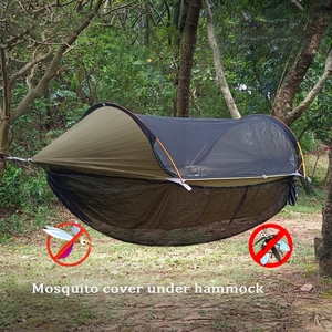 Açık kamp hamak sivrisinek kapak ayrılabilir hızlı açılış hamak cibinlik - Product Image 2