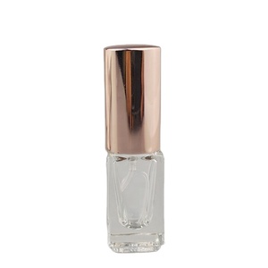 Atomiseur d'échantillon de parfum miniature en verre transparent de luxe en gros, testeur de 5 ml, emballage d'huile miniature vide, <span class=keywords><strong>FSP065</strong></span> - Product Image 1