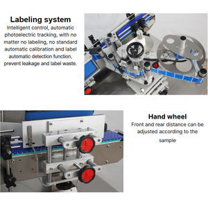 HZPK TRLM-120A Automatic Labeling <b>Machine</b> Jars Perfume Bottle Sticker Label Bopp Labeling <b>Machine</b> - Product Image 3