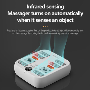 Los puntos de acupuntura para pies Shiatsu penetran en el amasado terapéutico con masajeador de pies vibrador de calor - Product Image 4