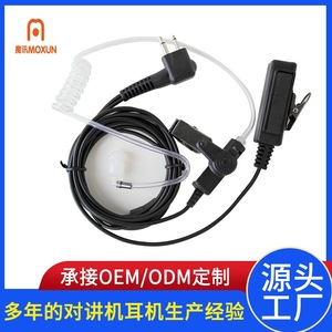 Walkie Talkie Headset With M Type Connector For Hyt Tc500S 610 700 585 Td560 Long Strip <b>Microphone</b> Air Duct - Product Image 5
