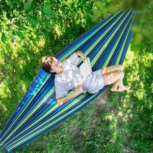 <span class=keywords><strong>Hamac</strong></span> de voyage portable en nylon 210T personnalisé avec <span class=keywords><strong>moustiquaire</strong></span>, capacité 300 kg pour 1 personne, 2,6 m, idéal pour le camping et les voyages à petit prix - Product Image 6