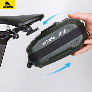 WILDMAN GD700 1L Sacoche de vélo détachable, sacoche arrière de vélo, sacoche de selle rigide imperméable pour moto - Product Image 2
