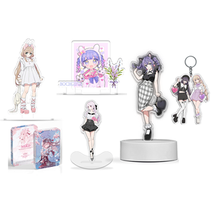 Conception de logo personnalisé, porte-clés en acrylique en forme d'étoile, ensemble de cadeaux combinés - Product Image 6