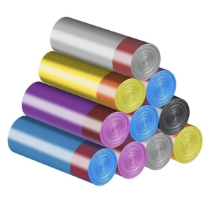 Bolsas de Basura Transparentes con Cordón, Resistentes, Impresas en Huecograbado, Recicladas, Marca HANSEN Premium, para Cocina y Supermercado - Product Image 4