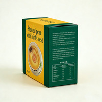 Boîte d'emballage en papier personnalisée écologique pour noix sèches, produits de boulangerie, sushis, gâteaux, pâtisseries, café, biscuits, flocons d'avoine, brownies, aliments secs