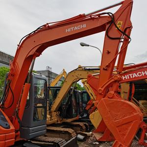 Precio barato usado Hitachi ZX75 ZX75US con bajas horas de trabajo en Shanghai Hitachi 75us con buenas condiciones - Product Image 4