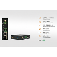 Gateway IoT de Grado Industrial, Router Celular 4G, Amplio Rango de Voltaje 6-48V, IP40, VPN, Carcasa Metálica para Soluciones de Fábrica Inteligente IIoT