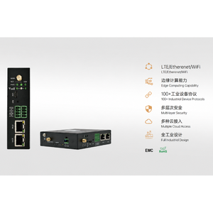 Passerelle IoT industrielle 4G, <span class=keywords><strong>routeur</strong></span> cellulaire, large plage de tension <span class=keywords><strong>6</strong></span>-48V, IP40, VPN, boîtier métallique pour solutions IIoT d'usine intelligente - Product Image 4