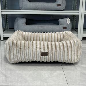 Cama Rectangular Antideslizante y Lavable para Perros, Base Antideslizante, Camas Suaves y Relajantes para Perros de Interior - Product Image 2