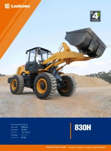 Cargadora de Ruedas 830H a Precio de Fábrica, Cucharón de 1.6 Metros Cúbicos, Máquina de Construcción de Alto Rendimiento y Uso Pesado - Product Image 6