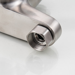 Grifo de Ducha Hemans para Bañera, Montado en la Pared, Triple Manija, Válvula de Cerámica, Mezclador Termostático con Salida Inferior de 4 Puntos - Product Image 2