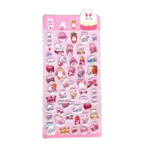 Autocollants <span class=keywords><strong>muraux</strong></span> 3D en PVC gaufré, mignons, de dessin animé, imperméables, autocollants adhésifs, imprimés UV, décoration de la maison pour enfants - Product Image 3