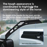 Kit de carrosserie en alliage d'aluminium pour séparateur de capot moteur, ajustement personnalisé pour Bronco, accessoire de mise à niveau tout-terrain anti-débris, sans perçage