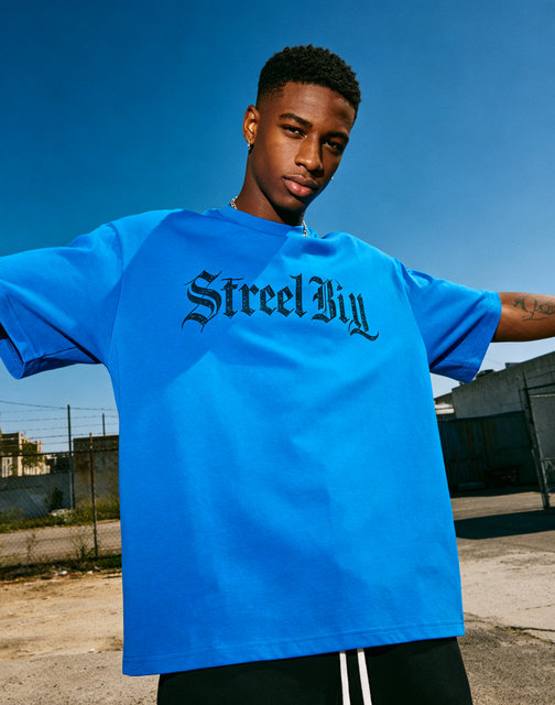 High Quality Custom Printed Men's Oversized T Shirt Factory Direct Street Boy Graphic Casual Streetwear Tops