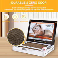 Planche à gratter pour chat pliable en forme d'ordinateur portable, planche à gratter pour chat, canapé pour chat, meule à gratter pour chat, 15 cm