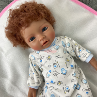 Poupée Reborn de collection de 12 pouces en silicone intégral, peau foncée, cheveux implantés à la main, réaliste, faite à la main, poupée cadeau