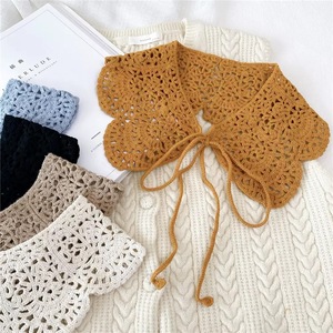 Collection Printemps-Été : Robe en <span class=keywords><strong>crochet</strong></span> ajouré style Soft Girl, Nouveau <span class=keywords><strong>col</strong></span>, Châle d'extérieur polyvalent en coton - Product Image 5
