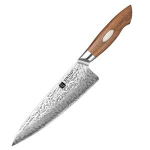 XINZUO 일본 AUS10 슬라이스 칼 망치 67 레이어 진짜 다마스커스 스틸 호두 나무 날카로운 주방 요리사 칼 - Product Image 1