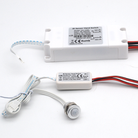 Interruptor con Sensor LED de 12v-24vDC para Luz de Armario, Interruptor de Escaneo Manual para Gabinete de Cocina, Atenuación Continua