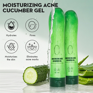 Fabbrica ODM/OEM biologico vegano Gel di Aloe Vera pura Acne riparazione lozione per il viso <span class=keywords><strong>lenitiva</strong></span> per il sollievo di <span class=keywords><strong>scottature</strong></span> naturali cetriolo Gel <span class=keywords><strong>crema</strong></span> - Product Image 4