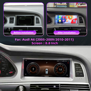 Zlh 8.8 Inch Đa Phương Tiện Không Dây <span class=keywords><strong>Android</strong></span> Tự Động Carplay Màn Hình Cho Audi A6 C6 2005-2011 Năm Xe Video Người Chơi GPS Navi - Product Image 3