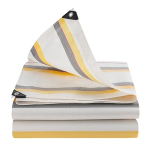 <span class=keywords><strong>Telo</strong></span> in Polietilene Intrecciato Rivestito in PE Dorato <span class=keywords><strong>Impermeabile</strong></span> per Copertura Serre - Product Image 1