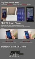 S357 V3 Android 13 PDA, Medidor de Prueba de Velocidad de Cable y Wifi, Prueba de Línea de Fibra