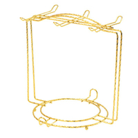 Support de luxe en métal pour ustensiles, tasses et assiettes, égouttoir à tasses à expresso, présentoir pour soucoupes de comptoir