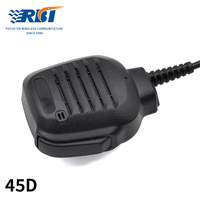 Microphone haut-parleur robuste en plastique Yaesu Vertex 45D MH-45B4B FT-60R avec suppression du bruit, étanche IP54/IP55 pour talkie-walkie portable