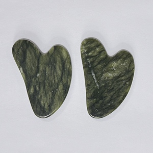 Xiuyan 100% Natural Green Heart-Shaped Facial Massager Guasha <b>Board</b> - Product Image 4