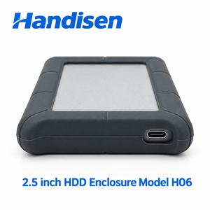 Carcasa externa para disco duro M.2 NVMe SSD, adaptador de SSD M.2 NVMe a SATA, accesorios para computadora, carcasa de ABS con apertura USB-C, bambú - Product Image 1