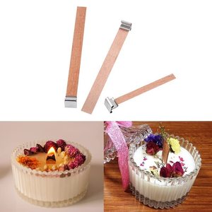 Velas de Lujo Ecológicas Sin Humo 100% Naturales de Larga Duración Resistentes al Calor con Mechas de Madera y Clips para Mechas - Product Image 6